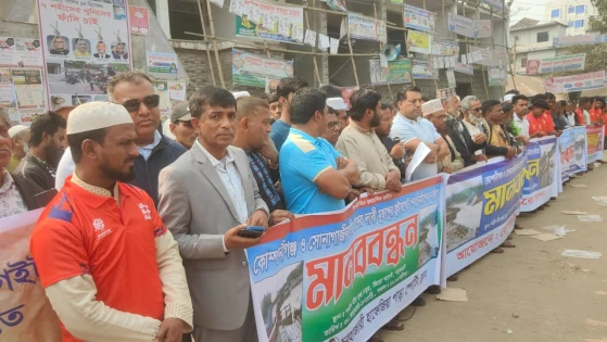 কোম্পানীগঞ্জের মুছাপুর রেগুলেটর পুনঃনির্মাণের দাবিতে ডিসি-ইউএনও কে আল্টিমেটাম