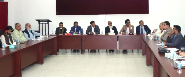 ডাকসু ও হল সংসদ নির্বাচন বিষয়ে ক্রিয়াশীল ছাত্র সংগঠন ও অংশীজনদের সঙ্গে মতবিনিময়