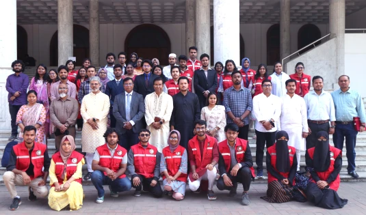 ঢাবিতে মৌলিক ও প্রাথমিক চিকিৎসা বিষয়ক দু’দিনব্যাপী প্রশিক্ষণ কর্মশালা শুরু