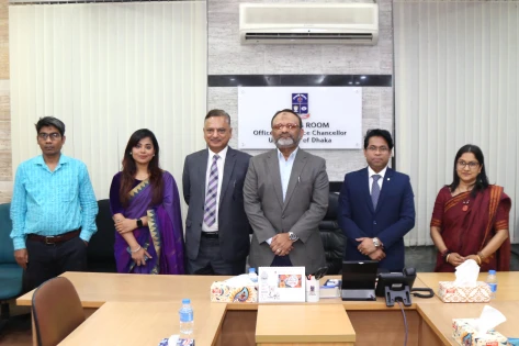 ঢাবি উপাচার্যের সঙ্গে আইসেস্কো প্রতিনিধিদলের সাক্ষাৎ