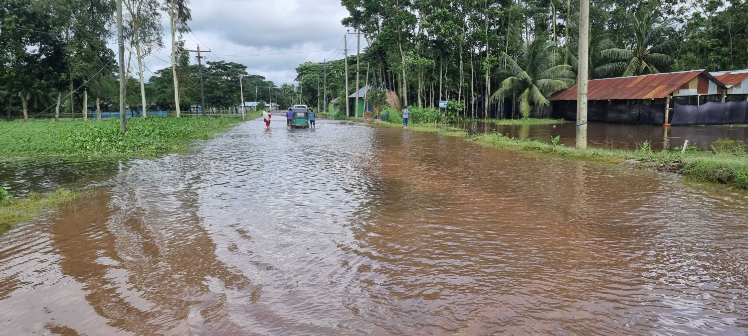 নোয়াখালীতে বন্যা পরিস্থিতি অবনতি, খাদ্য সংকট- সাপ আতঙ্কে নাকাল