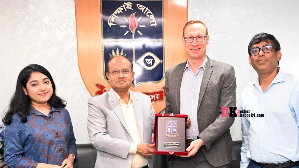 ঢাবি ভিসির সঙ্গে এফইএস-এর আবাসিক প্রতিনিধির সৌজন্য সাক্ষাৎ