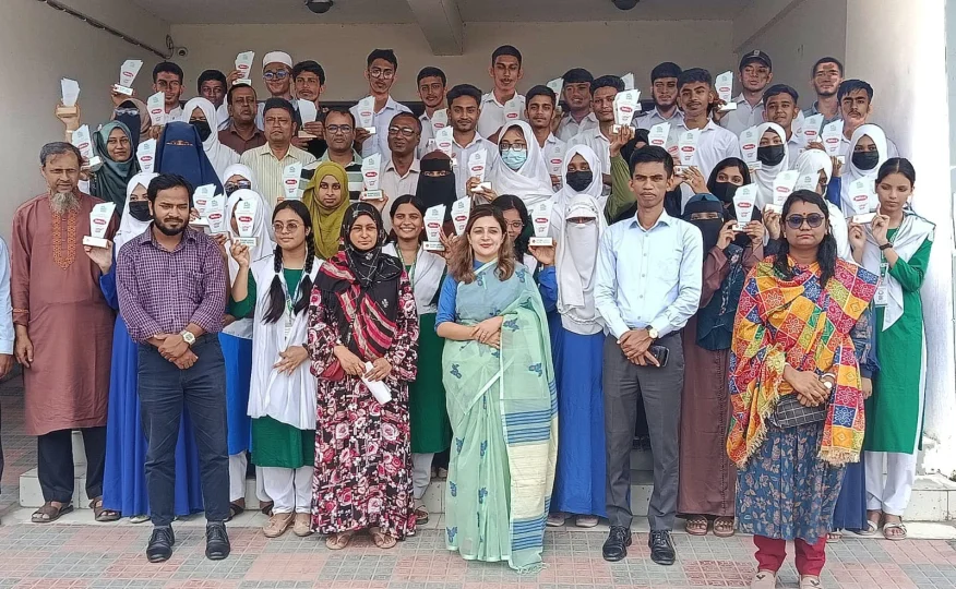 তাড়াইলে জিপিএ-৫ পাওয়া শিক্ষার্থীদের  সংবর্ধনা
