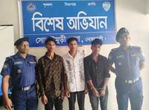 নোয়াখালীতে থানায় অগ্নিসংযোগ, পুলিশকে পিটিয়ে হত্যা: গ্রেপ্তার-৩