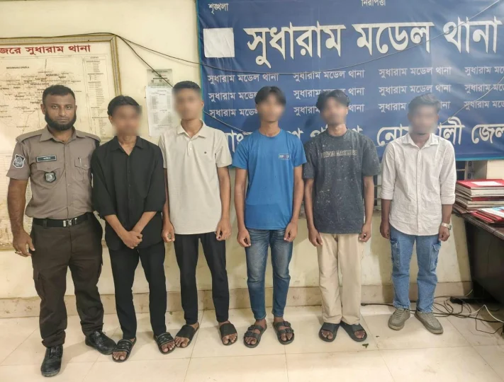 নোয়াখালীতে অভিযানে ৪৬ কিশোর গ্যাং সদস্য  আটক