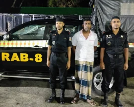 মাদারীপুরে চাঞ্চল্যকর হত্যা মামলার প্রধান আসামী সুলতান সরদার গ্রেফতার