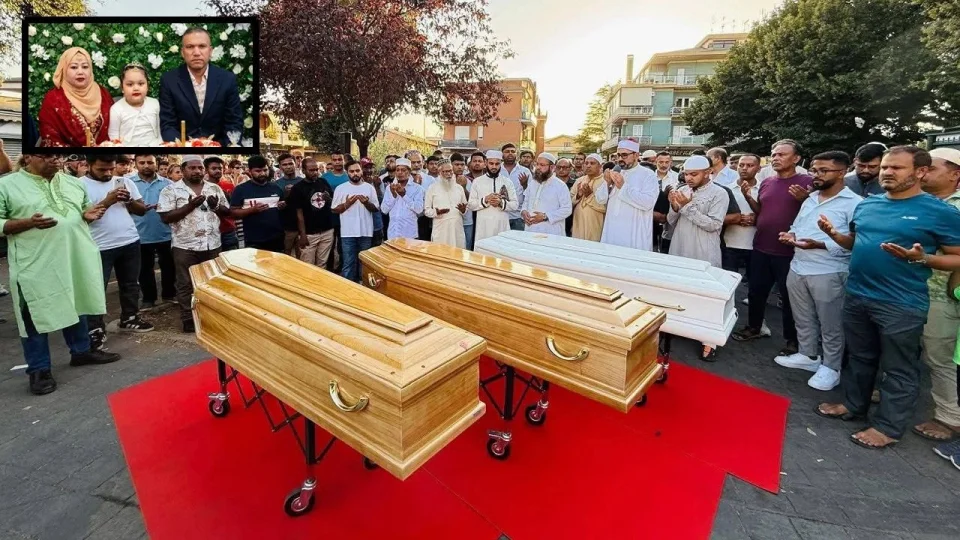 রোমে স্ত্রী-কন্যাসহ নিহত নোয়াখালীর বাবুলের মরদেহ এলো দেশে
